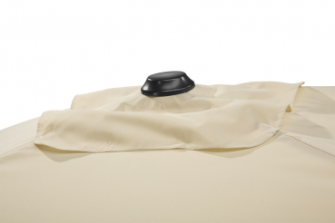 Schneider Stahl Kurbelschirm Cordoba 230x150cm knickbar Stock 38mm Natur